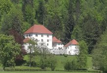 Grad Strmol in ribnik Češnjevek